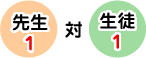 先生1対生徒1